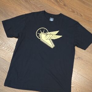 JPN DEDICATION BLACK TSHIRT MENS SIZE XL.    #6995